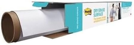 Post-it Dry Erase Surface, 4 x 3-Feet, Create a Custom White Board Anywhere