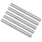 uxcell Round Steel Rod, 9mm HSS Lathe Bar Stock Tool 100mm Long, for Shaft Gear Drill Lathes Boring Machine Turning Miniature Axle, Cylindrical Pin DIY Craft Tool, 5pcs