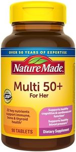 Nature Made Multi For Her 50+ Multiple Vitamin and Mineral, 90 Tablets (Pack of 3)