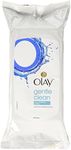 Olay Wet Cleansing Cloths Gentle Clean, Sensitive/Fragrance-Free, 30 Count (Pack of 3)