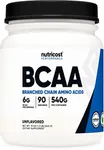 Nutricost BCAA Powder 2:1:1 (90 Servings, No Flavor Added) - Branched Chain Amino Acids