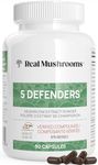 Real Mushrooms 5 Defenders Capsules