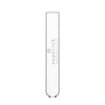 Supertek, Borosilicate Glass Test Tube without rim 100 x 25 mm, 30 ml Capacity, Heat & Chemical Durability - Pack of 10 | Perfect for Any School, College & Laboratory