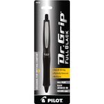 Pilot Dr. Grip FullBlack Retractable Ball Point Pen, Medium Point, Black Ink, Single Pen (36193)