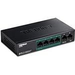 TRENDnet 6-Port Fast Ethernet PoE+ 
