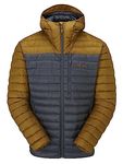 Rab Microlight Alpine Down Jacket - Warm, Light Weight, Windproof, Breathable, Packable, Winterwear - Active Insulation (Footprint/Graphene, XL)