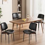 REONEY Dining Chairs Set of 4, Mid-