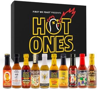 Hot Ones Hot Sauce Challenge - Season 27 - Hot Sauces Gift Sets - Variety Pack - Made with Natural Ingredients - Unique Small Batch Sampler Gift Set - 5 fl oz Bottles (10-Pack)
