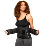 BABYGO® Postpartum Belt | C Section Recovery Band | Belly Wrap & Girdle for Women After Birth & Postnatal (Black, One Size)