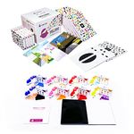 hungry brain Early Brain Stimulation Program for Babies 0 to 18 Months | 1 Year Home Based Program for Newborns I Baby's Sensory Brain Development Stimuation Kit I High Contrast Black & White Flash Cards | Activities Cards | Word Cards | Story Book I Infants Flash Cards |