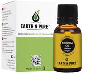 Earth N Pure Moringa Oil Cold Pressed, Natural and Therapeutic Grade 15 ml