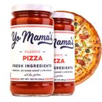Keto Classic Pizza Sauce by Yo Mama's Foods – Pack of (2) - Vegan, No Sugar Added, Low Carb, Low Sodium, Gluten Free, Paleo, and Made with Fresh Non-GMO Tomatoes!