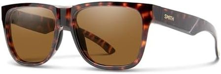 SMITH Lowdown 2 Sunglasses – Men’s & Women’s Performance Eyewear for All-Day Use, Water Sports, Running, Hiking, Driving – Matte Tortoise + Brown ChromaPop Polarized Lenses