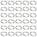 Uniclife 100 Pack 10mm Mini Split Jump Ring with Double Loops Small Metal Rings Connectors for Jewelry Necklaces Bracelets Earrings Crafts Ornaments and DIY Arts