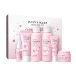 Skin Care Set Women Beauty Gift Sets Skin Care Kit with Cleanser, Toner, Lotion, Serum, Eye Cream, Face Cream Travel Kit for Women Teen Girls Mom Daughter TSA-friendly Sizes 6pcs