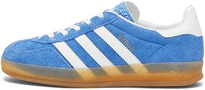 ADIDAS Gazelle Indoor W, Sneaker Donna, Blue Fusion/Ftwr White/Gold Met, 38 EU