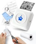 vretti Sticker Printer - TP2-Y Mini Portable Thermal Printer Inkless Sticker Maker Machine Bluetooth Label Maker Pocket Instant Print for Study Graphics, Anatomical Diagrams, Photos, Students