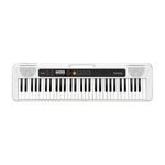 Casio Casiotone CT-S200 – 61-Key Portable Keyboard for Beginners | 400 Tones, 77 Rhythms, LCD Display, Dance Music Mode, USB-MIDI, Stereo Speakers | Includes Power Supply & Music Rest | White