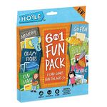 Hoyle Card Games for Kids 6 in 1 Fun Pack – Memory, Crazy Eights, Old Maid, Go Fish, Slap Jack and Matching