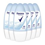 Rexona Cotton Dry Women's Roll-On Deodorant Pack of 6 x 50 ml