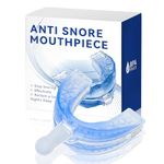 Anti Snoring Devices,Anti Snoring Mouth Guard Adjustable-Sleeping Snore Stopper Sleep Apnea Mouthpiece-Anti Snore Mouthpiece Device Sleeping Snore Stopper Fit for Men and Women(Blue)