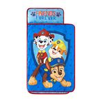 Paw Patrol Super Soft Plush Toddler Quilted Nap Mat with Built in Blanket and Pillow, 20" Wx46 L