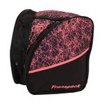 TRANSPACK Edge Junior Water-Resistant 33L Ski/Snowboard Boot Helmet Goggles & Gear Backpack Bag, Pink Scratched Ice