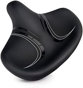 CDYWD Extra Larga Sella Bici Comoda Uomo e da Donna, Sellino Bici Morbido per Antiprostata, Con Sospensione e Comoda Indietro, Ergonomica Sedile Bici per Biciclette da MTB, City Bike, Ebike, Cyclette