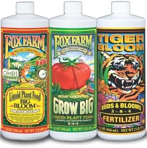 Fox Farm FX14049 Liquid Nutrient Trio Soil Formula: Big Bloom, Grow Big, Tiger Bloom (Pack of 3 - 32 oz. bottles)