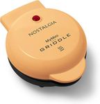 Nostalgia MyMini Personal Electric Griddle, Nonstick Griddle Perfect for Keto & Low-Carb Diets, Eggs, Omelets, Pancakes, Breakfast Sandwiches, Orange