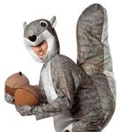 Rasta Imposta Squirrel Costume, Gray, One Size