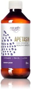 Apetasin Blended Multivitamin and Minerals Booty Builder Food Booster L-Lysine B1 B3 B5 B6 B12 Omega 3 Cilantro Ginger