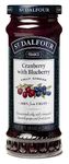 St Dalfour Cranberry with Blueberry Fruit Spread 284 g | No Added Sugar | 100% from Fruit | No Added Preservatives, Colours, Flavors or Sweeteners | No Corn Syrup | Traditional French Recipe