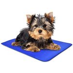 Arf Pets Dog Self Cooling Mat 11.5 x 15.5, Pad for Kennels, Crates and Beds, Non-Toxic, Durable Solid Cooling Gel Material. No Refrigeration or Electricity Needed, Ex-Small