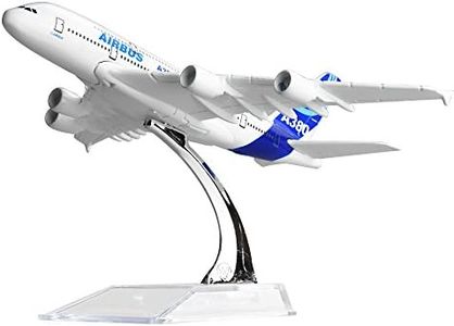 Diecast Airplane 1:400 Airbus 380 Metal （16cm） Plane Model Office Decoration or Gift by LESES