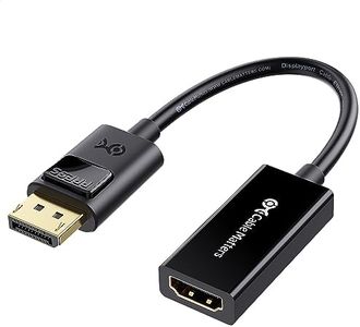 Cable Matters DisplayPort to HDMI Adapter Male to Female (DP to HDMI Adapter is NOT Compatible with USB Ports, Do NOT Order for USB Ports on Computers)