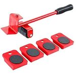 IDENT Enterprise Heavy Duty Furniture Lifter Mover Tool Set, Furniture Moving Roller Wheel Set for Washing Machines, Fridge,Sofa, Wardrobes Adjustable Height