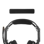 Geekria Velour Headband Pad Compatible with Astro A50 Gen 3, A50 Gen 4, Headphones Replacement Band, Headset Head Top Cushion Cover Repair Part (Black)