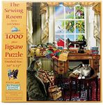 SUNSOUT INC - The Sewing Room - 1000 pc Jigsaw Puzzle by Artist: Lori Schory - Finished Size 20" x 27" - MPN# 34983