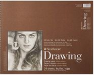 Pro-Art Strathmore 14-Inch by 17-Inch Drawing Medium Paper Pad, 24-Sheet