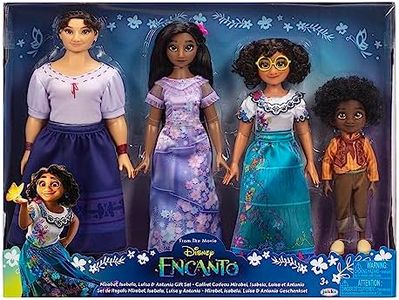 Disney Encanto – Pack de Muñecas Fashion de la Película Encanto – Luisa, Isabela, Mirabel y Antonio de Hasta 25 cm – Juguete Niños 3 Años +