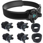 VR Tracker Belt for HTC Vive System Tracker Puck - Adjustable Belt Strap for Waist and Full-Body Tracking in Virtual Reality（1х Waist Strap + 4х Wrist Strap+2х Extension Belt）