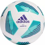 adidas Tiro LGE TB Soccer Ball, White/Mint/Purple, 5