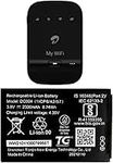 AEV Compatible Original DC024/H12348 Battery for Airtel My WiFi AMF-311WW Wireless Data Card 4G Hotspot-R_2300mAh