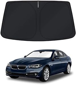 KUST Windshield Sun Shade for BMW 5 Series G30 G31 2017-2023 Window Shade Sun Visor Cover Foldable Blocks UV Rays Keep Your Car Cooler
