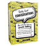 Really Good Conversations - UK Made Conversation Cards Game, Original Conversation Starters, Thought Provoking Questions for Family and Friends, Party Games