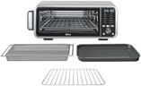 Ninja FT205CO Digital Air Fry Pro Countertop 10-in-1 Oven w/Extended Height, XL Capacity, Flip Up & Away Storage, with Air Fry Basket, Sheet Pan, Broil Rack, Wire Rack & Crumb Tray, Silver (Renewed)