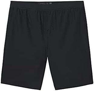 O'NEILL Mens's Stretch Active Short with Hand Pockets, 19 Inch Outseam | Mid-Length Short |, Black / Trvlr Interval, Small