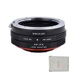 PHOLSY AF to FX Lens Mount Adapter with Aperture Control Ring Compatible with Sony A Minolta AF Lens to FX Mount Camera Compatible with Fujifilm X-H2S, X-Pro3, X-T5, X-T4, X-S20, X-S10, X-T30II etc.