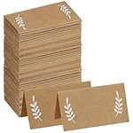 Supla 100 Pcs Place Cards with Whit